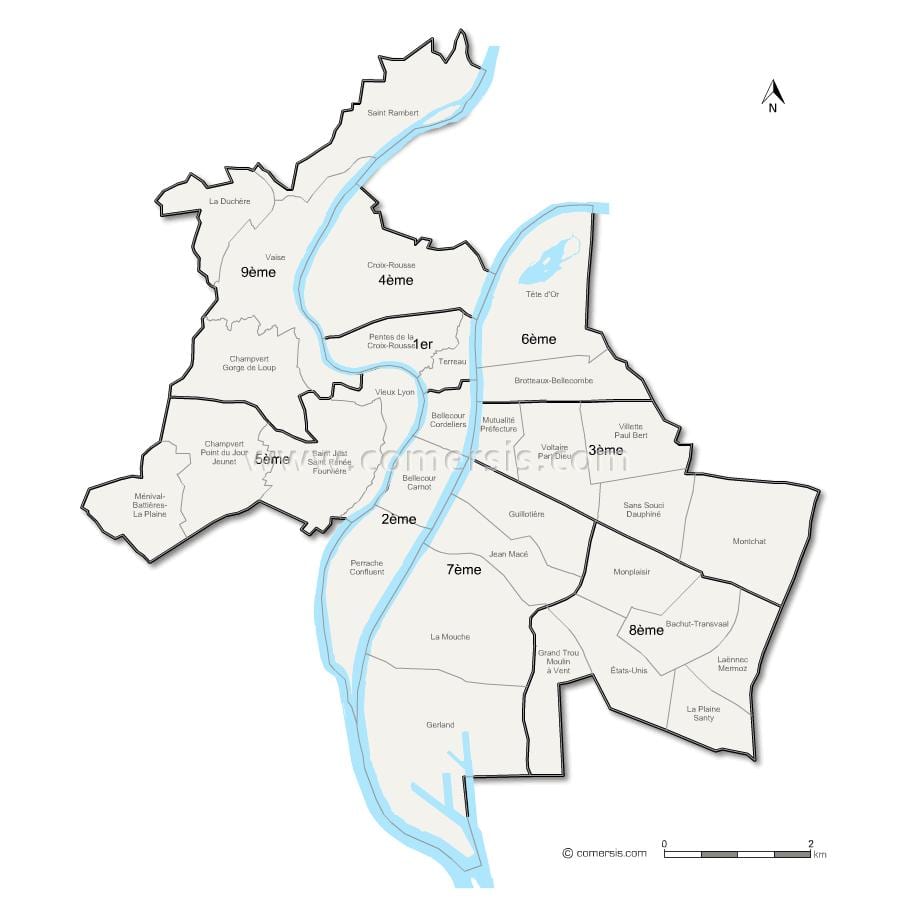 зураг Лион arrondissement