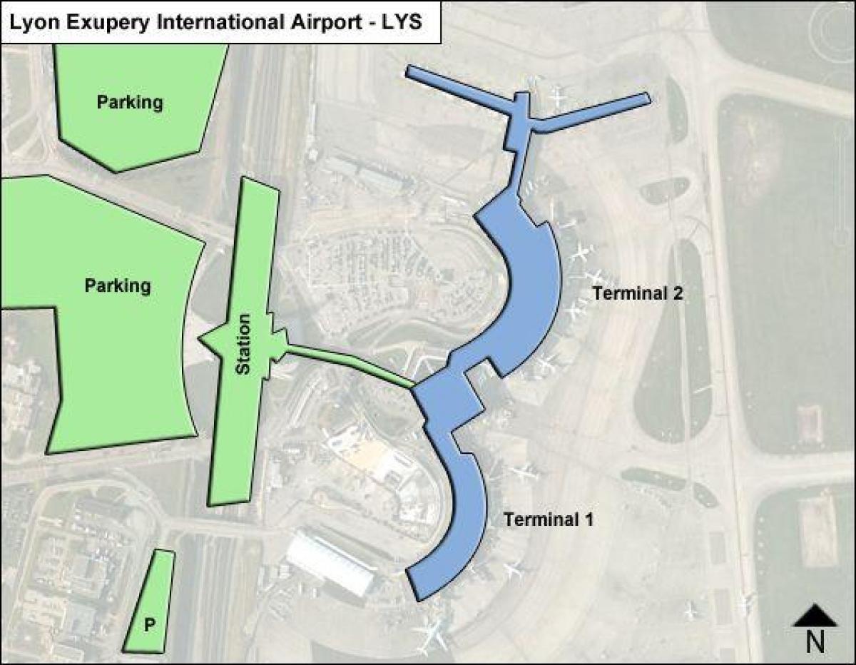 Зураг Лион нисэх онгоцны буудлын терминал